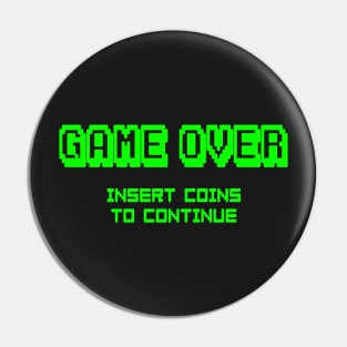 GAMING - GAME OVER Pin