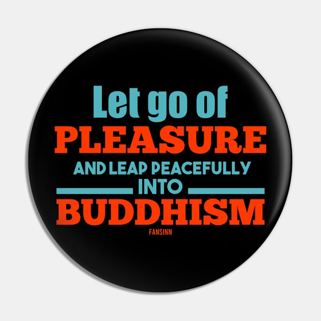 Buddhism God Religion Yoga Gift Pin by fansinn