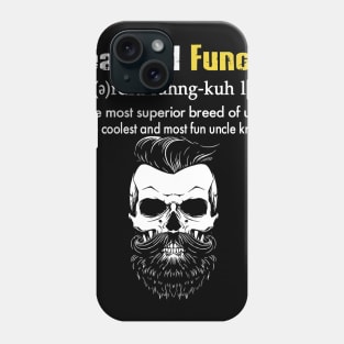 Bearded Funcle Funny Family Gifts Phone Case