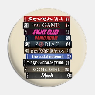 David Fincher Cassete Movie Retro Pin