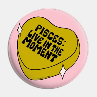 Pisces Conversation Heart Pin