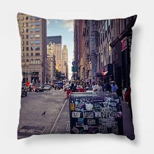 Manhattan Tribeca Street New York City Pillow