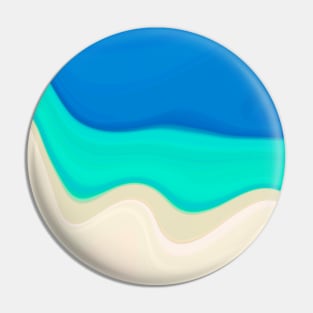 Ocean liquid art concept Pin