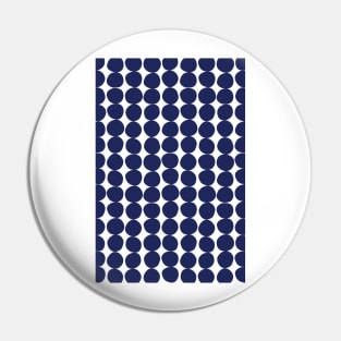 Midcentury Modern Dots Blue Palette Pin