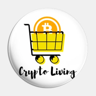 Crypto Living Bitcoin Design 1 Pin