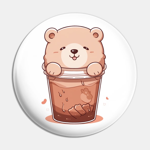 coffee bear Pin by piratesnow