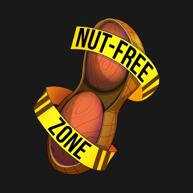 Peanut Allergy - Nut Free Zone by LetsBeginDesigns