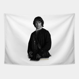 Outlander Jamie Staring Tapestry