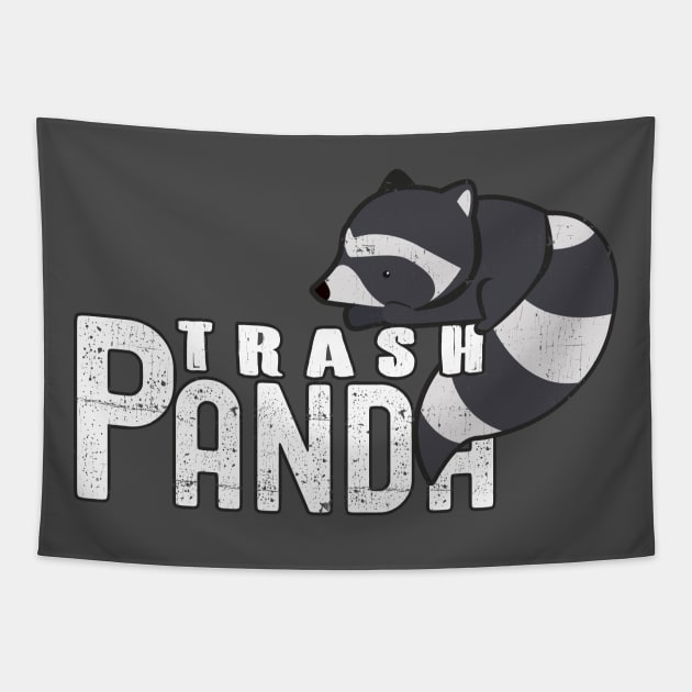 Trash Panda Funny Raccoon Animal Lover Tapestry by KennefRiggles