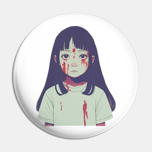 Cute bloody girl Pin