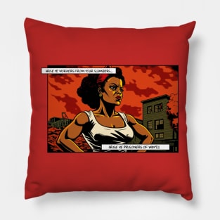 Black Workers Unity Pillow