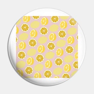 Citrus summer dreams - blush pink Pin