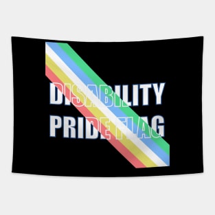 Disability Pride Flag Tapestry