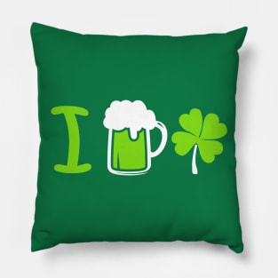 Funny St. Paddy's T-shirt Pillow