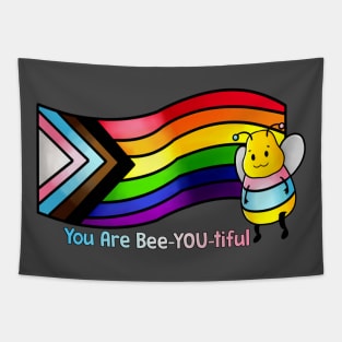You Are Bee-YOU-tiful T-Shirt - Trans Version Tapestry