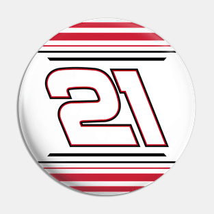 Austin Hill #21 2024 NASCAR Design Pin