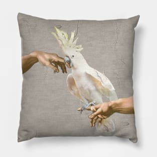 love hurts - cockatoo - full Pillow