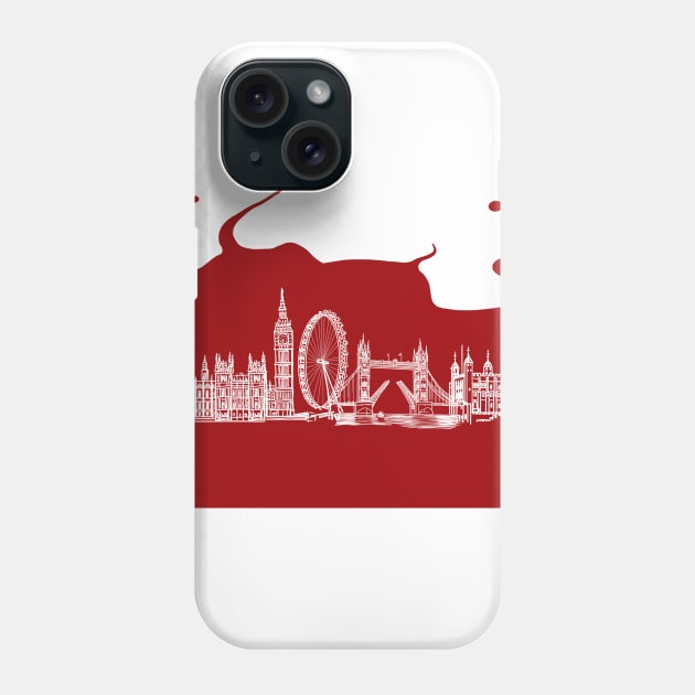 London landcape Phone Case by Ben Aaronovitch 