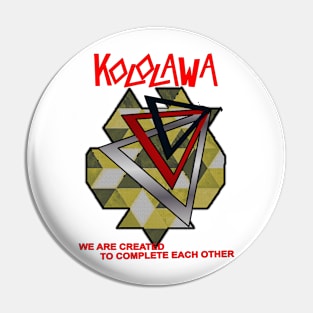 Abstract Art Kololawa Pin