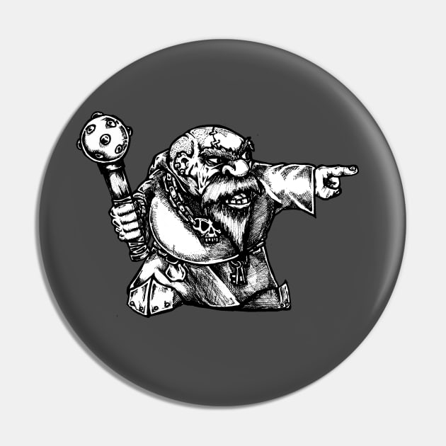 Dwarf monk Pin by Spevna