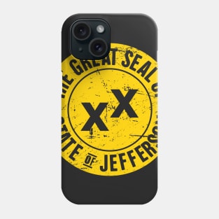 State Of Jefferson | Distressed Golden Seal Phone Case