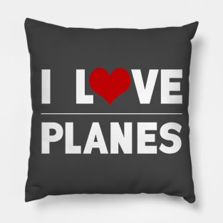 Love Planes Plane Spotters Pillow