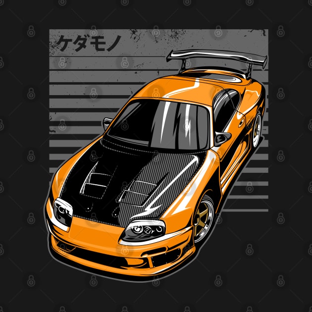 Supra 2JZ JDM Tuning Car 90s Racing by Automotive Apparel & Accessoires