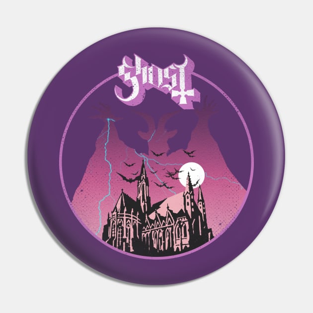 Ghost Purple Pin by Punk Fashion