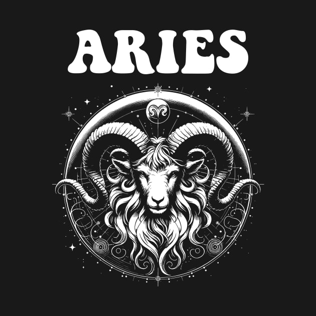 Aries Zodiac Sign March April Birthday Gift by Che Tam CHIPS