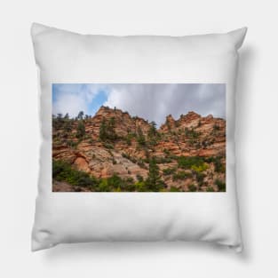 Scenic Zion - Mount Carmel Highway Drive 3 Pillow