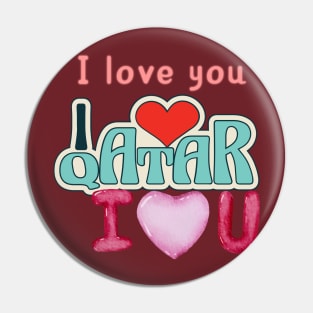 i love you qatar Pin