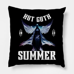 Hot Goth Summer Pillow