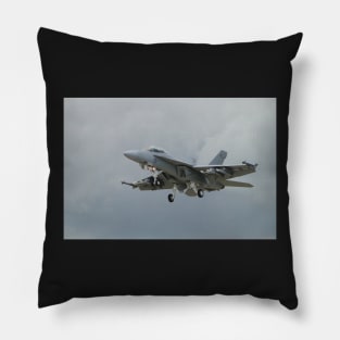 Super Hornet - Grey on Grey Pillow