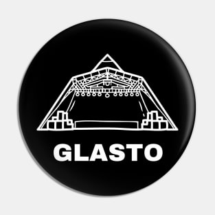 Glastonbury Festival Pyramid Stage Dark Pin