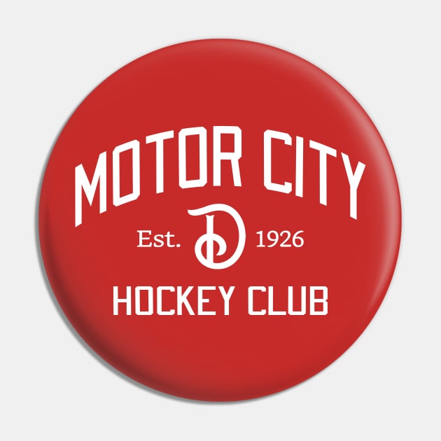 Motor City Hockey Club Pin by soulf1re