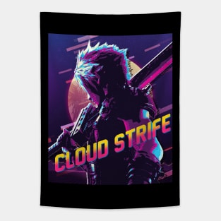 Retro Exsoldier Cloud Tapestry