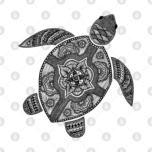 Turtle (Design on Front) by Major Art Design