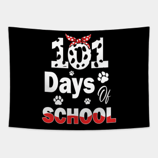 100 Days Of School Dalmatian Dog Women Girl 100 Days Smarter Tapestry