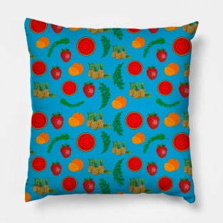 Pineapple And watermelon - Tropical Pillow