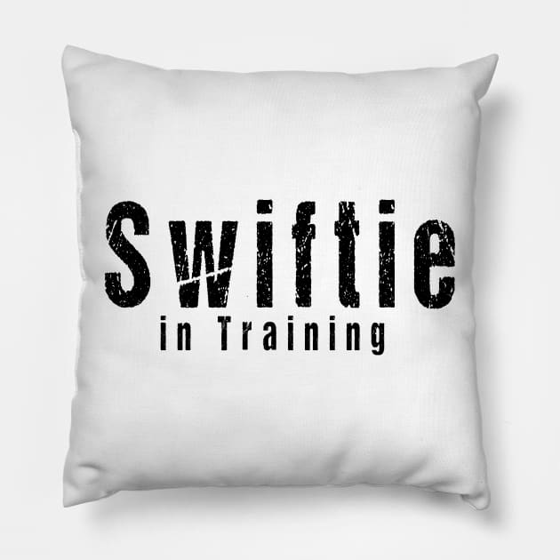 Swiftie in Training Pillow by KellyCollDesigns