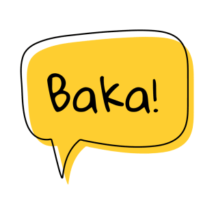 Anime Baka Text Cloud T-Shirt