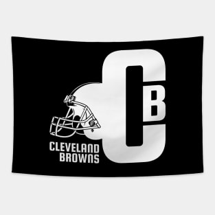 CB Cleveland Browns 3 Tapestry