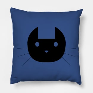 CAT BLACK Pillow