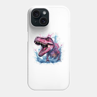 Gorgosaurus Watercolor Color Splash Design Phone Case