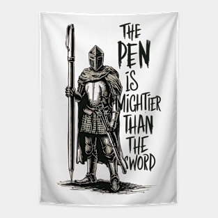 The Pen is Mightier Than The Sword. Tapestry