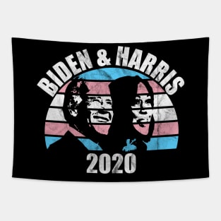 Joe Biden Kamala Harris 2020 Trans Flag Election Tapestry