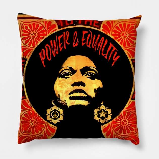 To The Power & Equality Pillow by peterstringfellow6