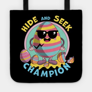 Hide and Seek Champion Egg - Funny Easter Bunny Tote