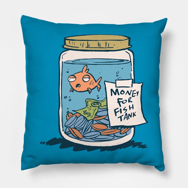 Fish tank Pillow by neilkohney