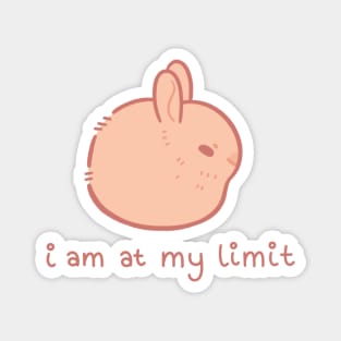 I am at my limit bunny Magnet